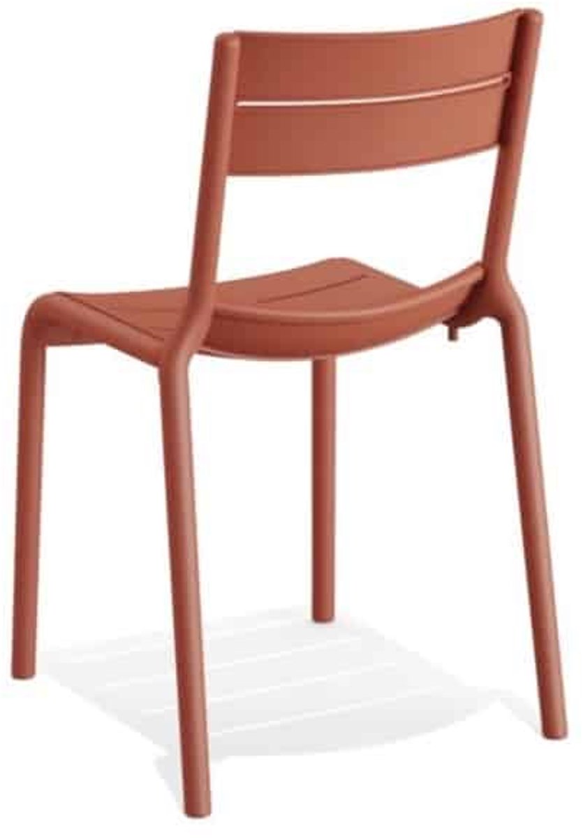 Stapelbare kantinestoel 114 Zwart