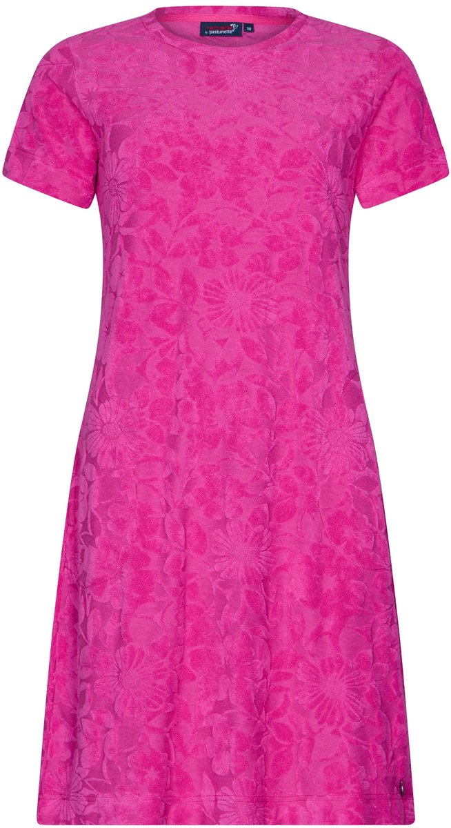 Rebelle Dames Nachthemd Rebelle - Full Bloom - Badstof - Roze