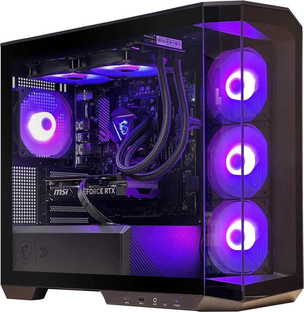 Xgaming Raptor Gaming PC - AMD Ryzen 9 9900X - Nvidia GeForce RTX 5060 - 32GB DDR5 - 2TB NVME SSD