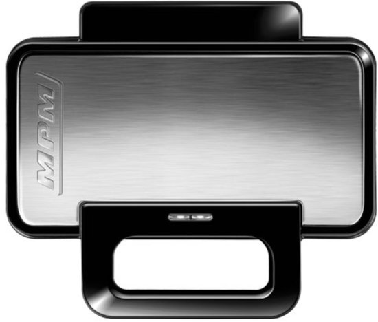 MPM 3-in-1 RVS Tosti-ijzer, Contactgrill en Wafelijzer inclusief Uitneembare Platen met Antiaanbaklaag en Automatische Temperatuurregeling 1000W van MOP-43M — afbeelding 3