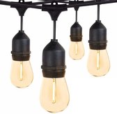 Bol.com a sunny day Lichtsnoer buiten - Lichtslinger - Lichtsnoeren voor buiten - Prikkabel - Warm wit licht - 10 meter - LED - ... aanbieding