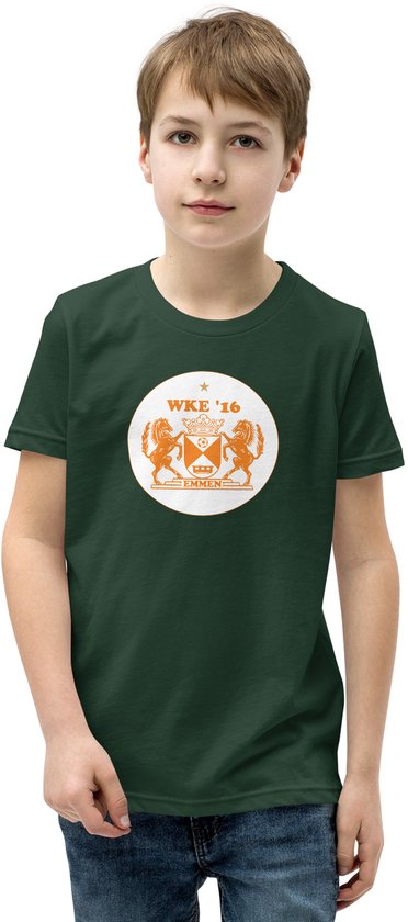 Wke16 - Jongeren T-shirt met korte mouwen - Forest, XL
