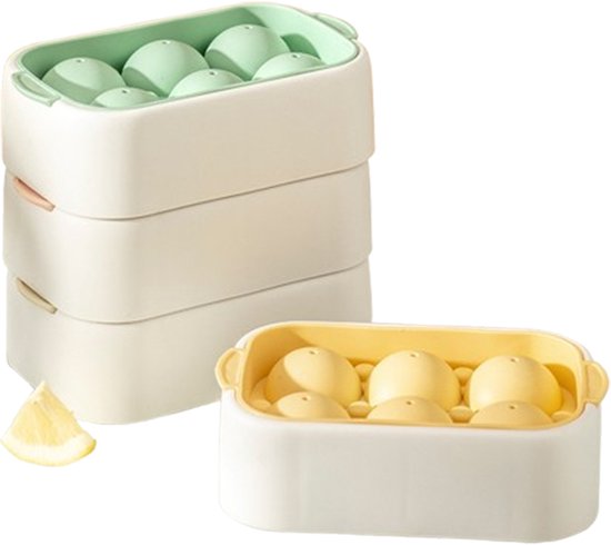 KARP Siliconen ijsblokjesbakjes bol ronde ijsbal maker, ijsbal mallen - Maak 4 grote ijsbollen perfect voor whisky, BPA-vrij, kan worden gebruikt voor voedsel smelt om leuk ijsvoedsel te maken (elke KARP Siliconen ijsblokjesbakjes bol ronde ijsbal maker, ijsbal mallen - Maak 4 grote ijsbollen perfect voor whisky, BPA-vrij, kan worden gebruikt voor voedsel smelt om leuk ijsvoedsel te maken (elke