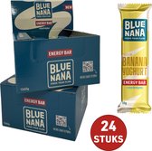 Blue Nana Energy Bars - 24 x 55g - Banana Yoghurt - Energierepen - Sportvoeding - Extra elektrolyten