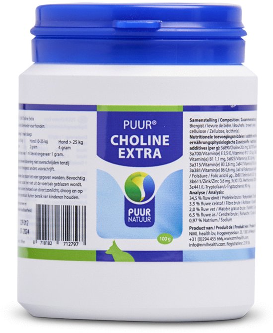 Puur - Choline Extra - 100 G - Hond