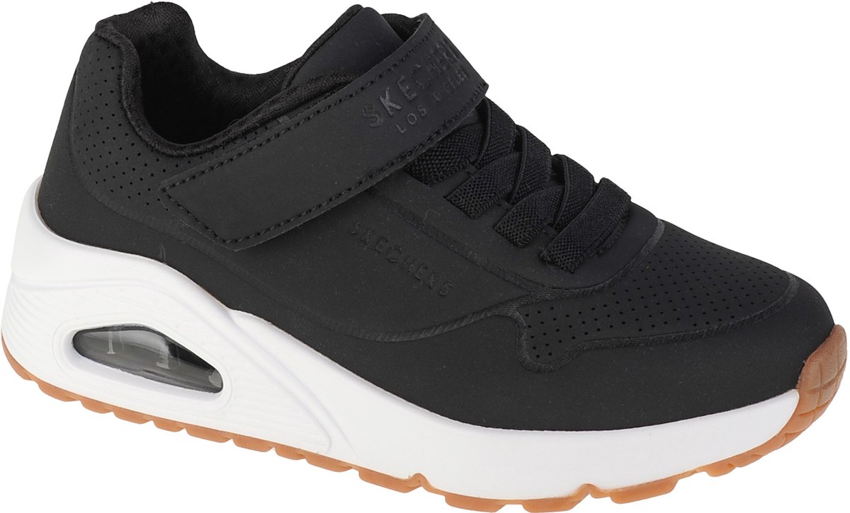 Black Synthetic / White Trim