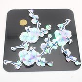 NBEADS 2 paar 3D kanten applicaties, guldenroede naaien op borduurwerk kant bloem patches bloemenmotief kralen strass kanten rand stof parel applicaties voor naaien bruiloft bruid jurk schoenen decor NBEADS 2 paar 3D kanten applicaties, guldenroede naaien op borduurwerk kant bloem patches bloemenmotief kralen strass kanten rand stof parel applicaties voor naaien bruiloft bruid jurk schoenen decor