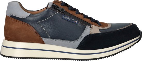 Chaussures à lacets pour hommes Mephisto Gilford Blauw Blue - Taille 9½
