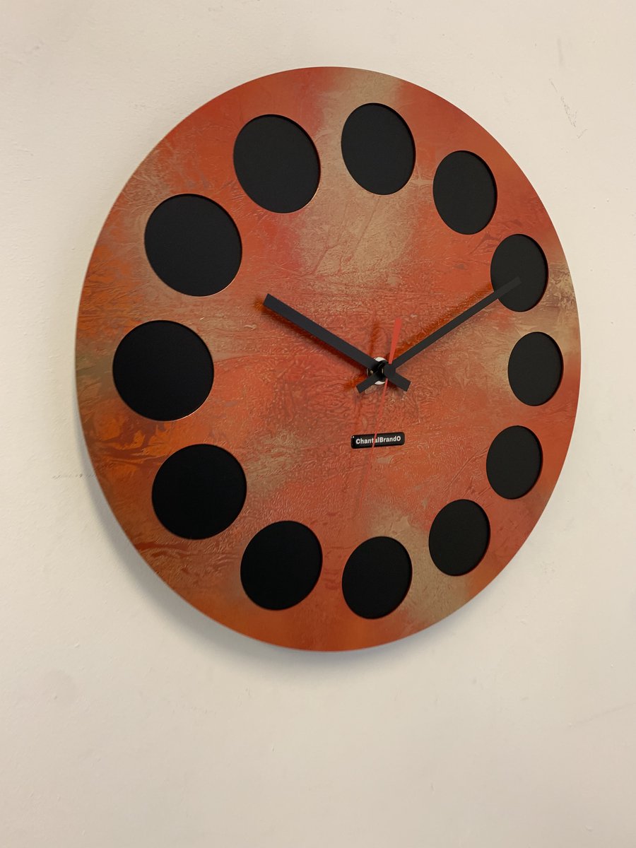 MOSACLOCK RED LABEL Wandklok Modern Industrieel Design
