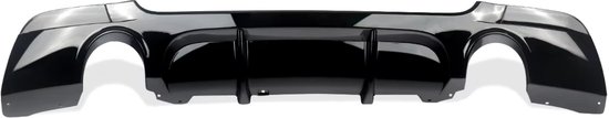 Voorspoiler BMW 3 Series E92 E93 (2010-2014) Glans Zwart | KTFBSBME92LCIPB