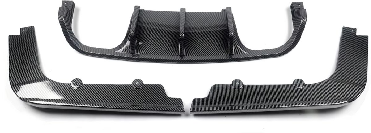 Achterbumper Lipspoiler Diffuser - Voor BMW E92 Coupe/E93 Cabriolet M3 (2008-2013) - Koolstofvezel - Auto accessoires