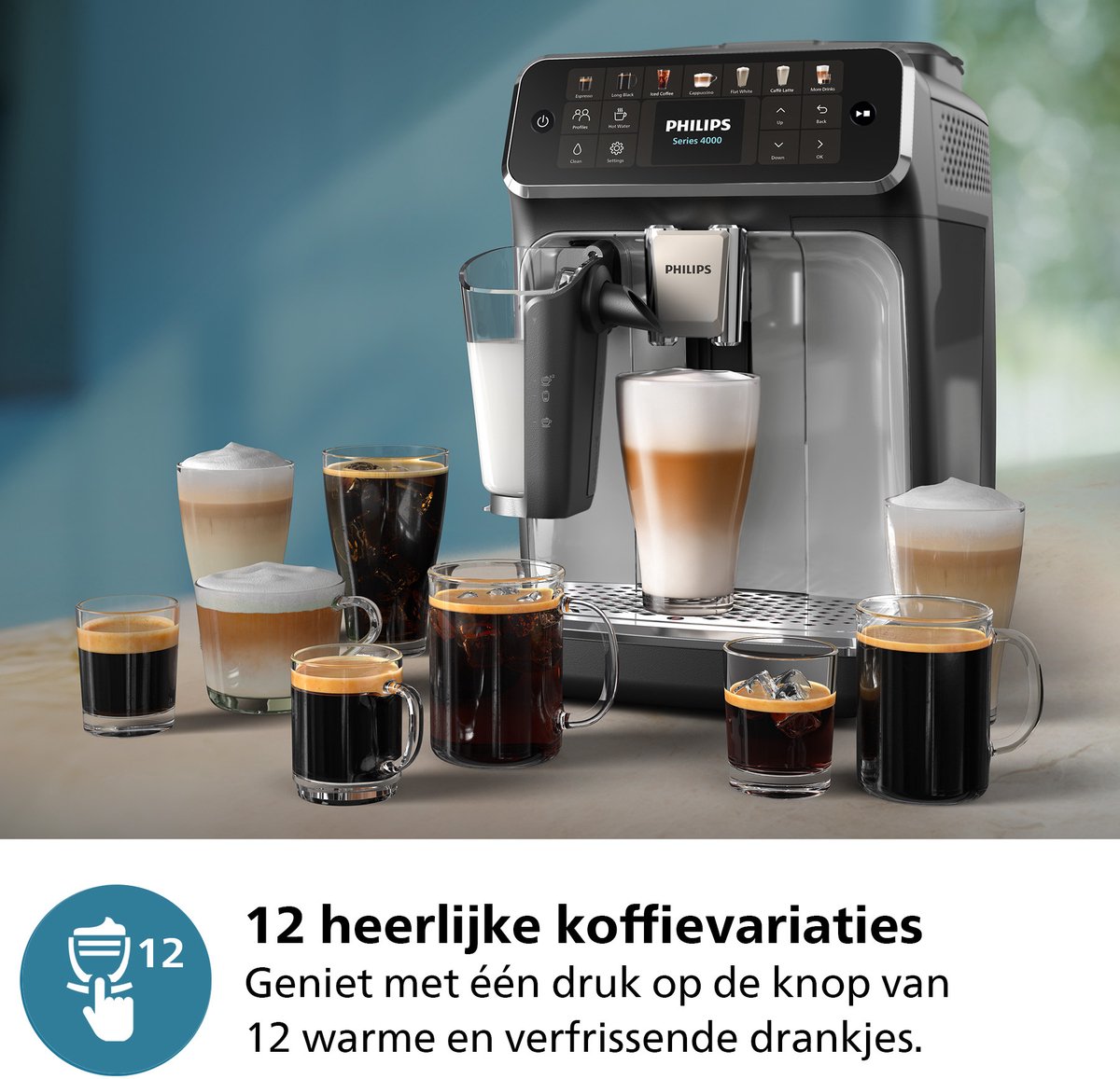 DAP 4400 Series Volautomatische Koffiemachine met LatteGo - afbeelding 3