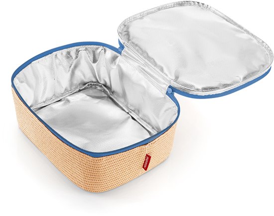 Reisenthel Coolerbag M Pocket Koeltas - 4,5L - Raffia Blauw van Reisenthel — afbeelding 3