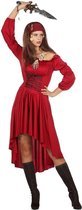 Wilbers - Zigeuner & Zigeunerin Kostuum - Roma Zigeunerin Magdalena - Vrouw - rood - Maat 40 - Carnavalskleding - Verkleedkleding