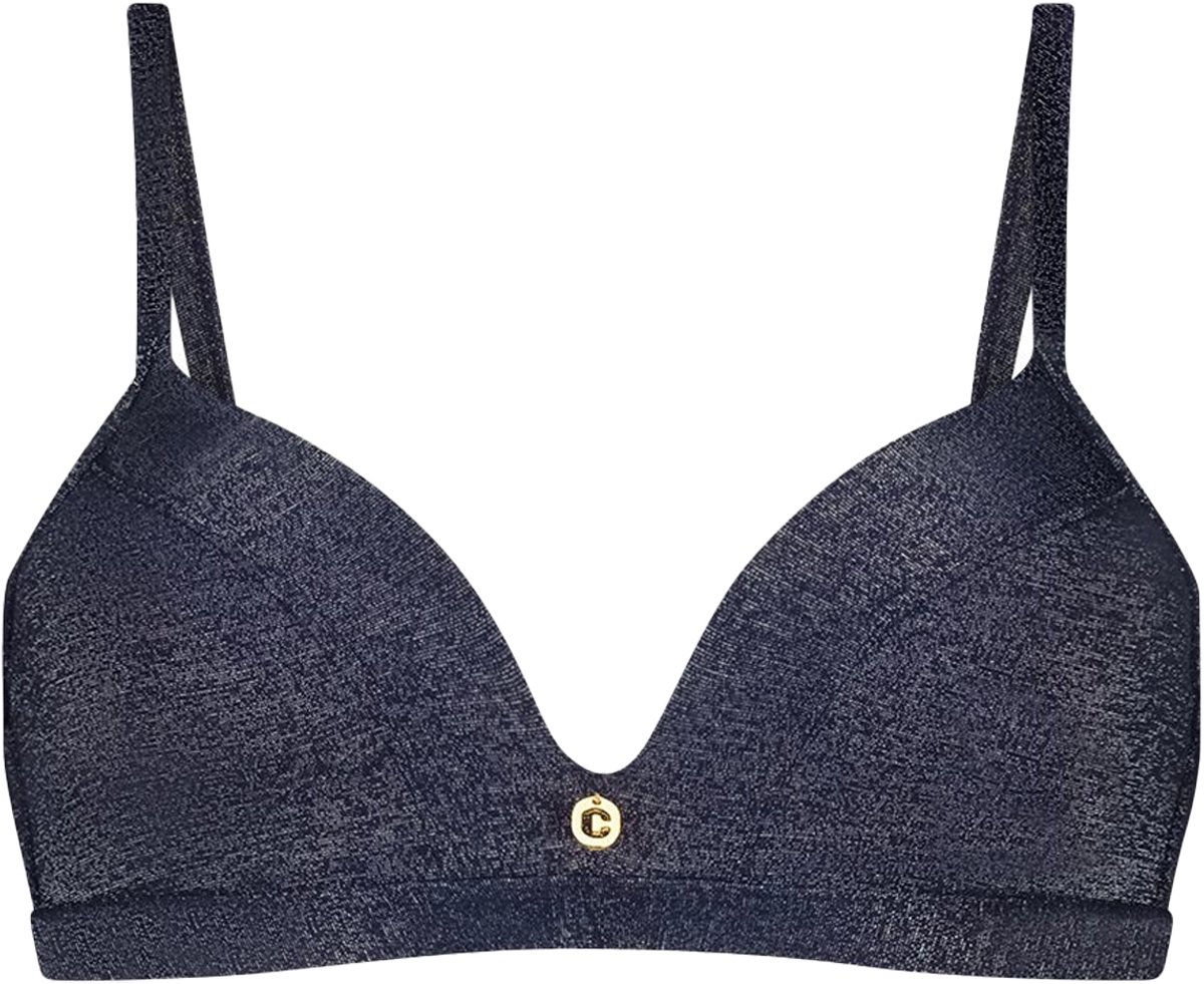 Ten Cate triangle bikini top royal blue voor Dames | Maat 42C (85C)