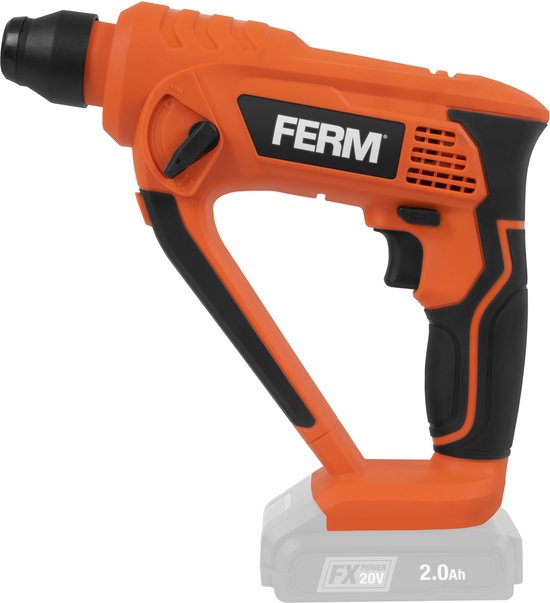 FERM - AX-POWER - HDM1052 - Accuboorhamer - 20V - SDS - LED - Inclusief ...