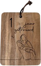 1 jaar getrouwd cadeau - 1 jaar getrouwd - liefdes cadeau - huwelijkscadeau - Pas getrouwd - Just married - Huwelijk cadeautje orgineel - Trouwdag - Trouwdag cadeau - Huwelijkscadeau - Trouwdag jubileum - Jubileum huwelijk