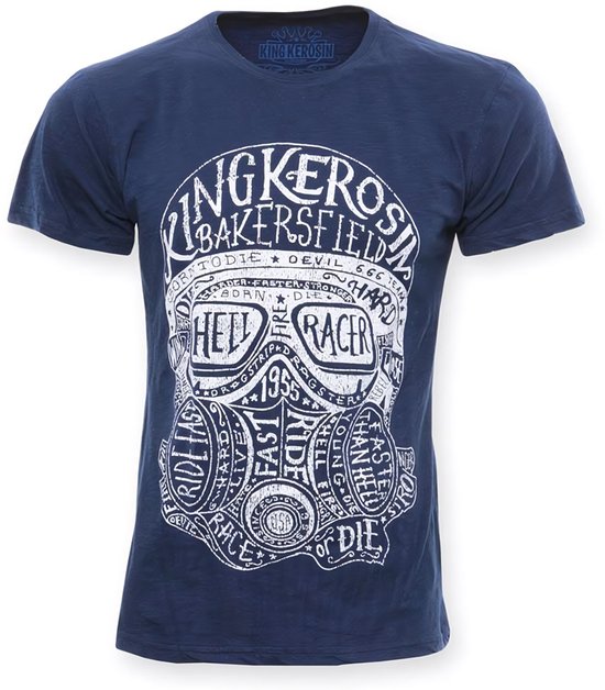 King Kerosin T-shirt Hellracer Blue