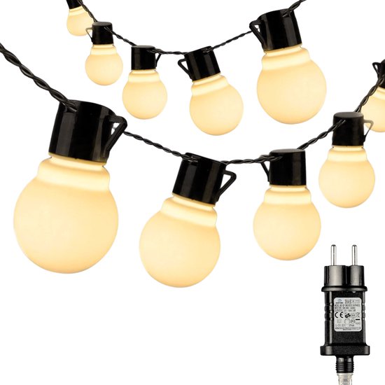 JPro 20-LED warm lichtsnoer 3m met stekker