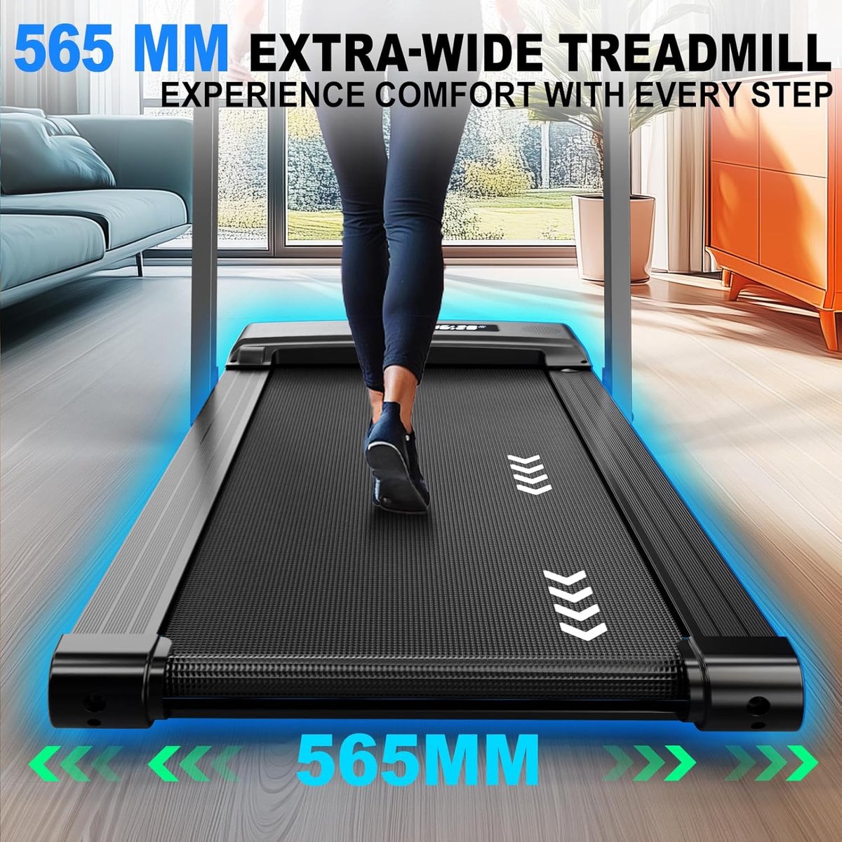 Afbeelding 3 van Equivera Loopband Inklapbaar - Loopband - Loopband Fitness - Loopband Electrisch