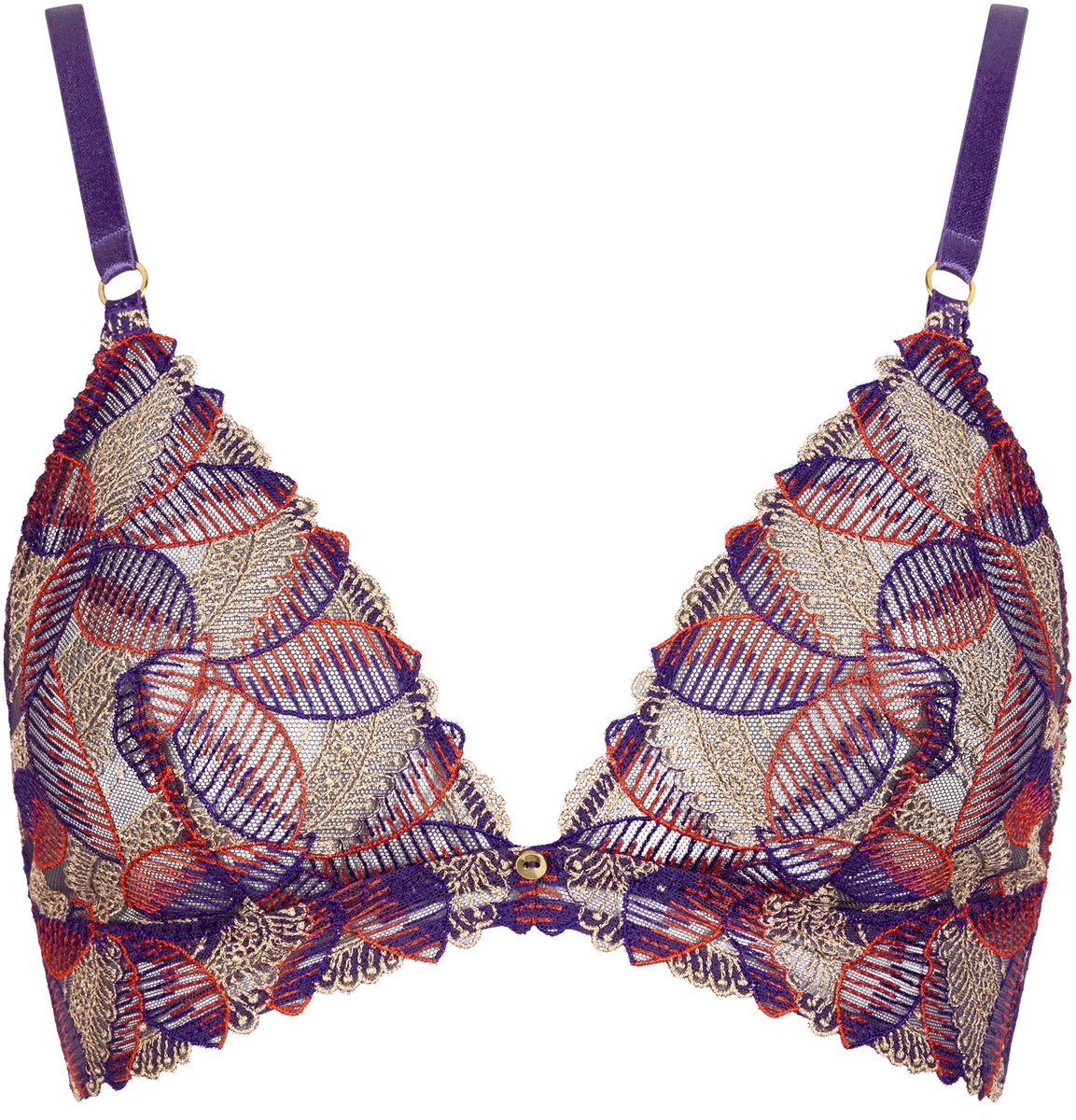 Aubade Life celebration triangle bra Paars