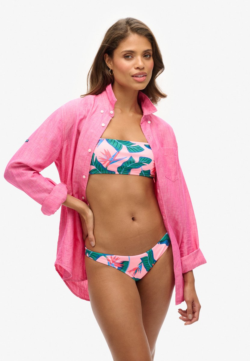 Superdry Tropical bandeaubikinitop Dames Badpakken Roze