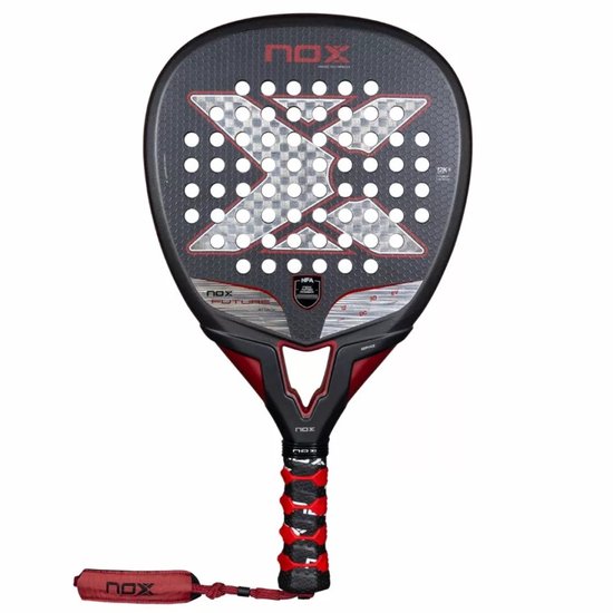 Nox Future Attack 18k Alum 2025 Padelracket Zilver