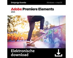 Adobe Premiere Elements 2025 (3 Jarige Licentie) - Meertalig - Windows - Mac - Download