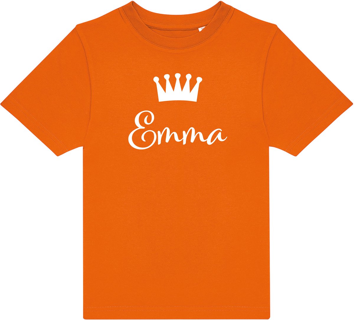 T-shirt - Koningsdag - Oranje - Kids - gepersonaliseerd met naam - t-shirt met naam - Peuter - Kleuter - T-shirt kind - T-shirt zoon - T-shirt dochter