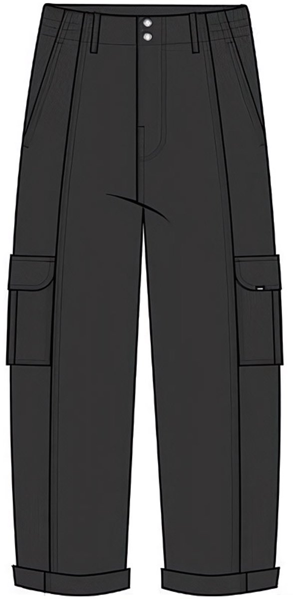 Vans Damen Hose Sidewalk Pant 000GWN/VNBLK -XXL Zwart