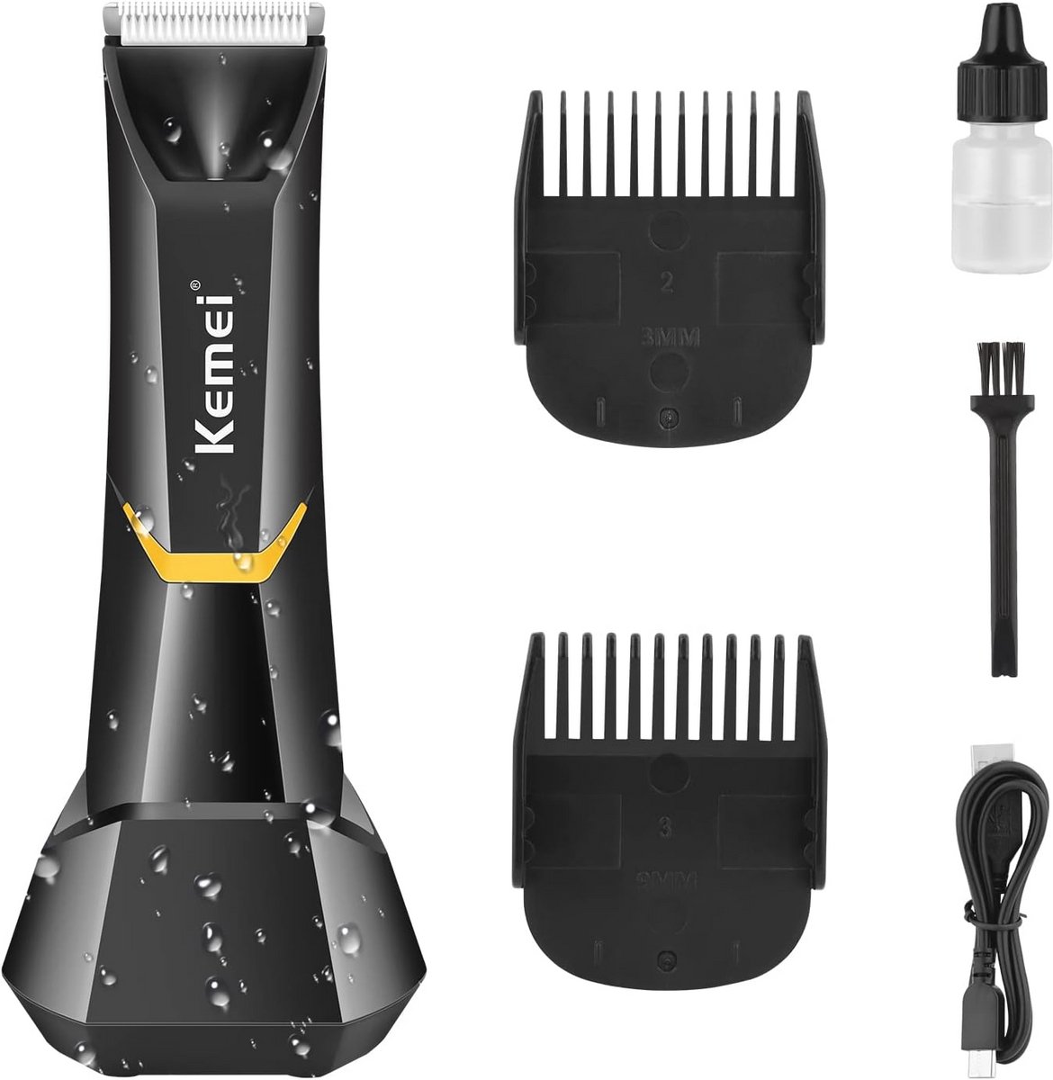 Lichaamshaartrimmer voor heren - Waterproof en veelzijdig voor een perfecte trimbeurt