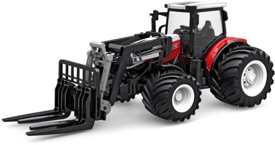 Tracteur télécommandé avec fourche à palette et Liserés larges – Échelle 1:24