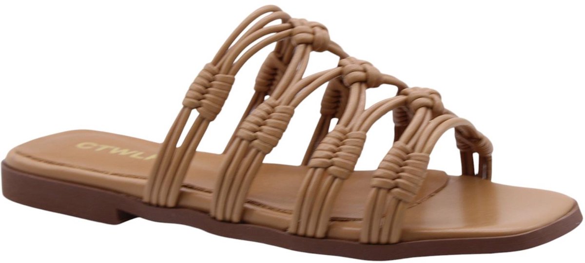 Ctwlk - Schoenen - Camel - Vrouwen - Maat 40 -