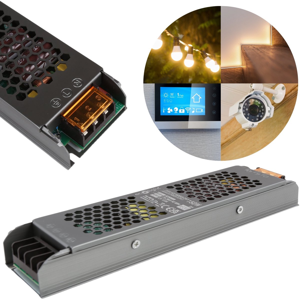 Modulaire voeding slim PREMIUM 150W 12V