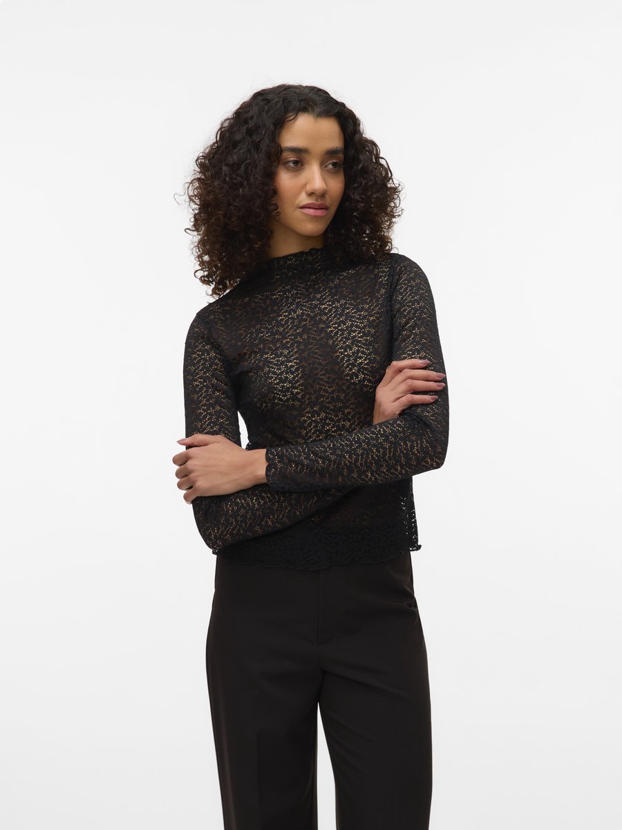 VERO MODA - VMTEXAS MW STRAIGHT PANT Dames Broek