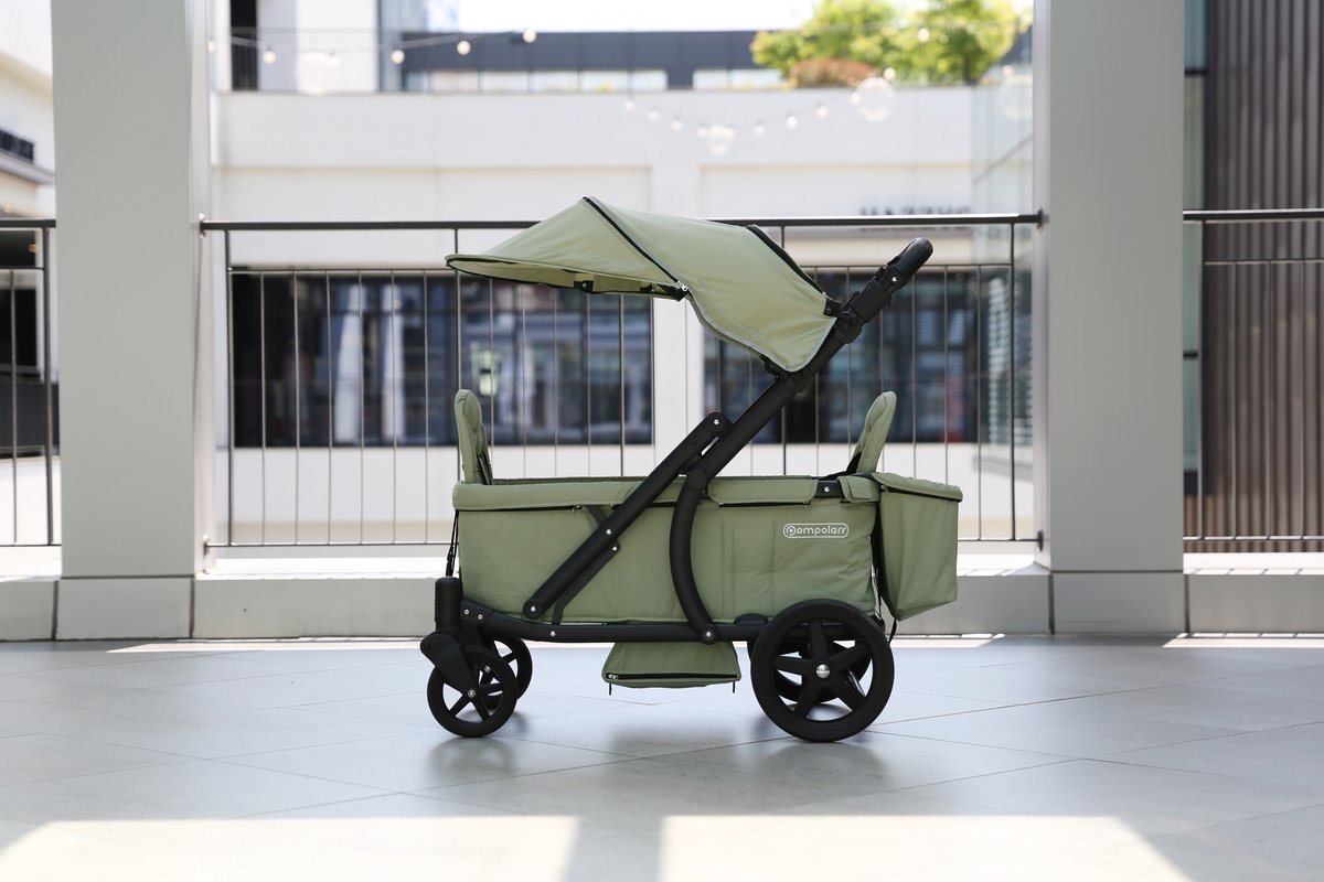 Pronto Stroller Opvouwbare Bolderkar Kinderwagen Olive Green - afbeelding 2