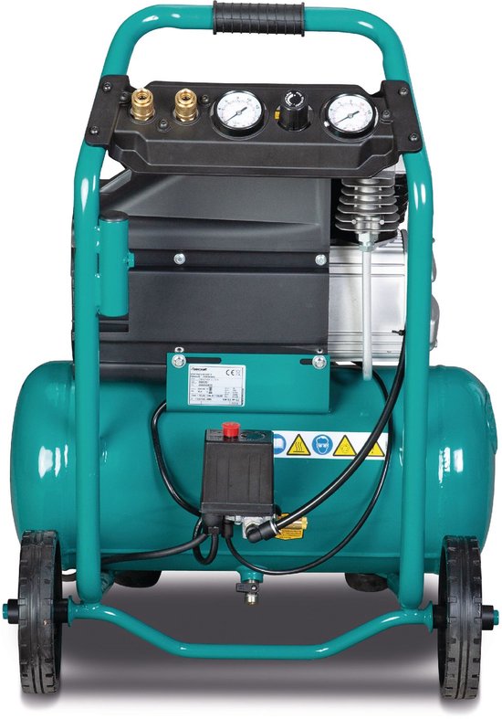 Werfcompressor mobiel ketel 24 L 2,2 kw / 3 Pk 284 L/min 10 bar 230V Aircraft — afbeelding 4