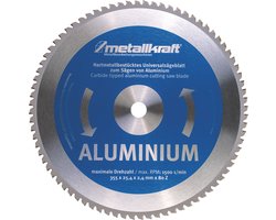 Metallkraft - Zaagblad Aluminium Ø355 x 2,4 x 25,4 mm - Z80 - Voor MTS 356