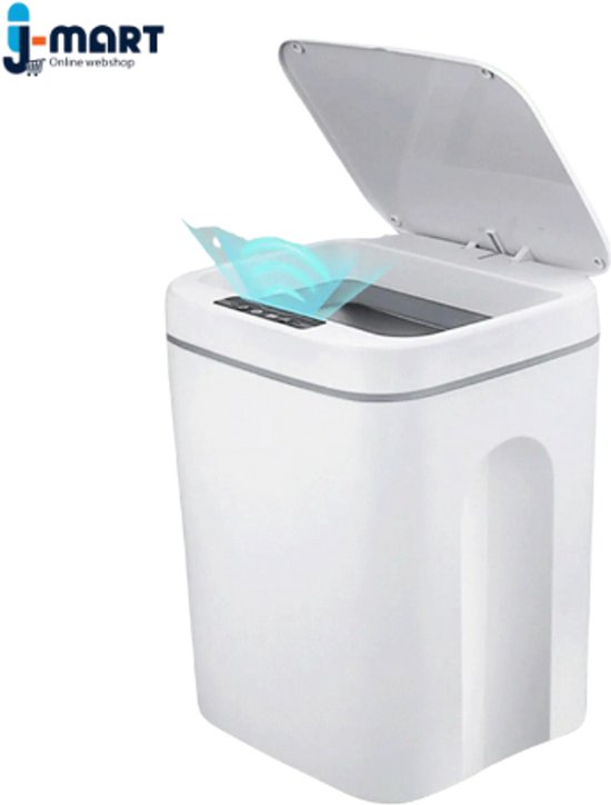 Automatic Dustbin, Touchless Motion Sensor 18L Automatic Dustbin Narrow Dumb Smart Electric Waste Bin with Lid for Living Room, Bedroom, Bathroom, Office