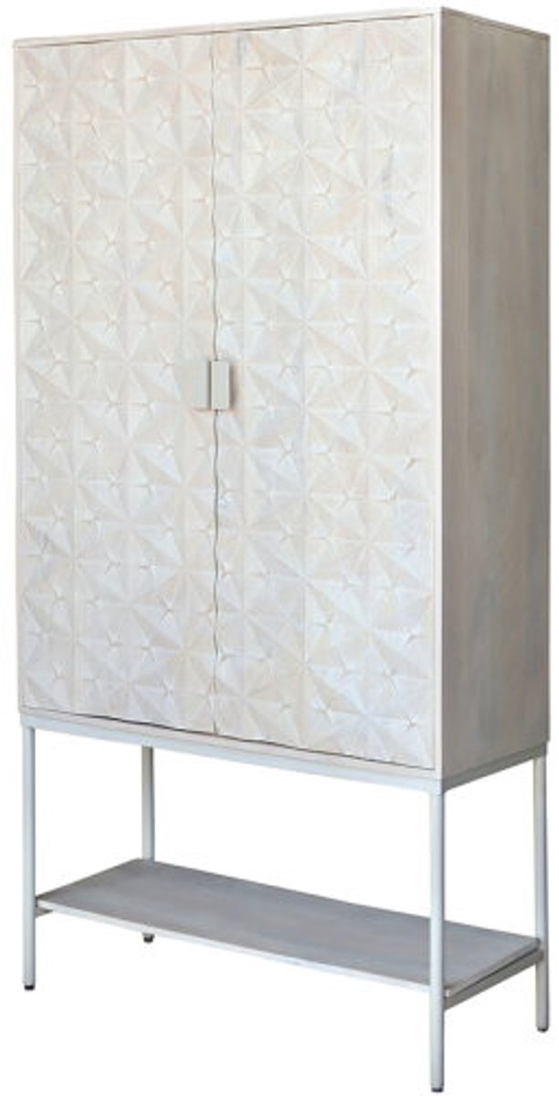 Trinity 2-deurs kast met onderplank, Mango Ashblond - Mix & Match Collection