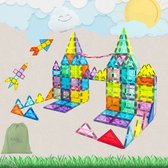 Xanna Magnetisch Speelgoed - Magnetic Tiles - Bouwspeelgoed - 108 Stuks - Bouwblokken - Magna tiles - Magneten Speelgoed - Magnetische Tegels - Bouwstenen - Montessori Speelgoed - Educatief Speelgoed - Jongens & Meisjes - Sinterklaas