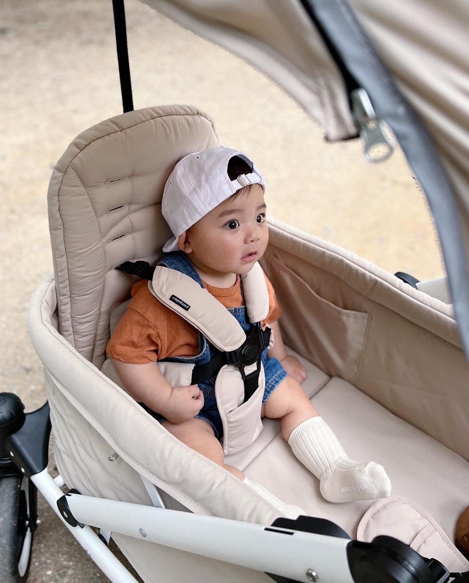 Pronto Stroller Opvouwbare Duowagen Sand Beige - afbeelding 2