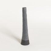The Table atelier - vaas - Ø 6 * 22,5 cm - keramiek - handgemaakt - grijs
