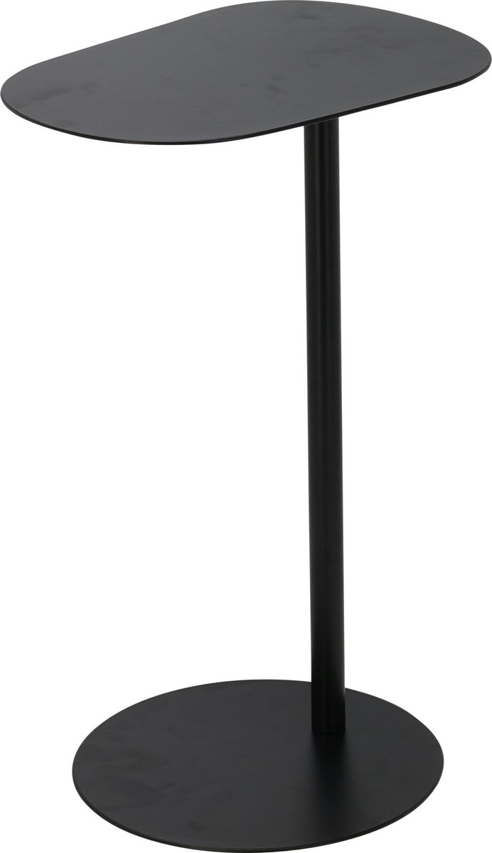 Relaxwonen - Bijzettafel – Stijlvol & Praktisch - Zwart - Model Mario