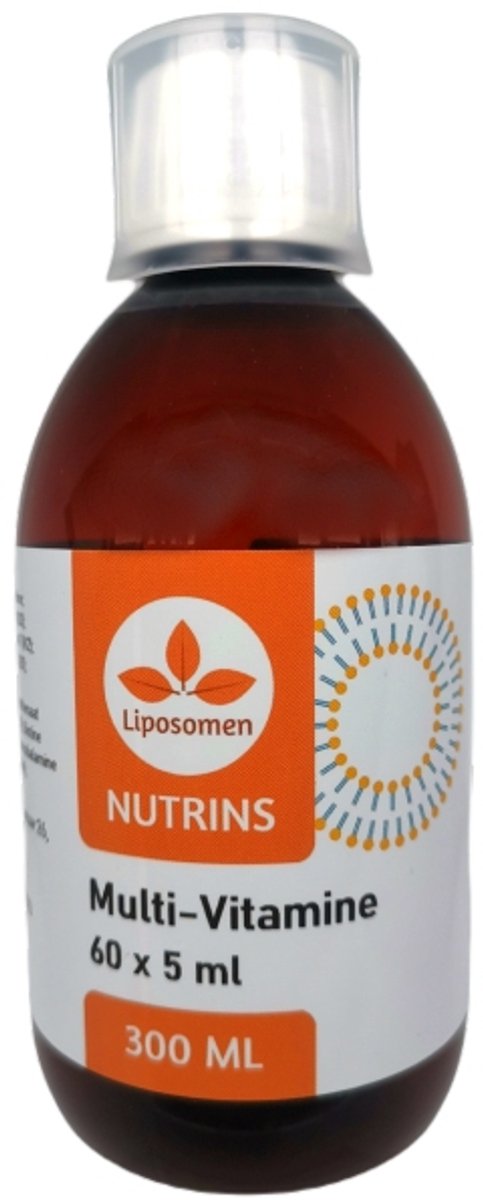 Nutrins liposomale Multivitaminen 100% 60 x 5 ml - vloeibare multivitaminen - 60 porties