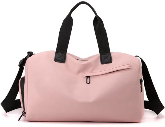 Handbagage tas 40x20x25 cm - Reistas 40x25x20 cm - Weekendtas - Ryanair handbagage 40x25x20 cm - Sporttas klein - Roze