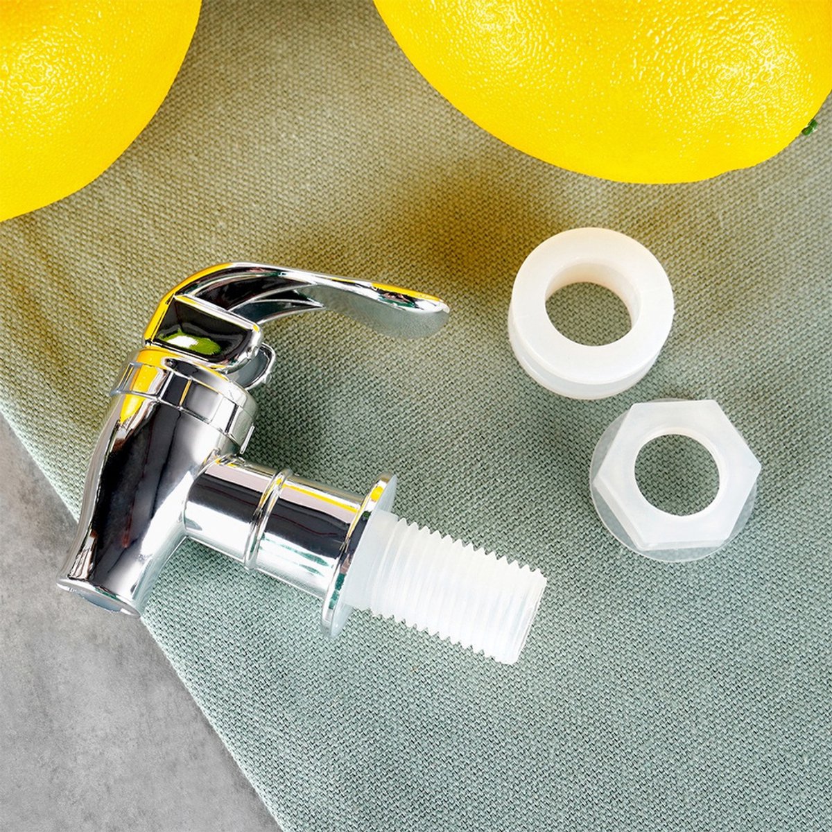 4 stuks drankdispensers, tapkraan, vulkraan voor bieremmer van kunststof, waterdispenser, vervangende taps, voor koude en warme dranken, biervat, glas, koffie, sap, drinkfontein (zwart