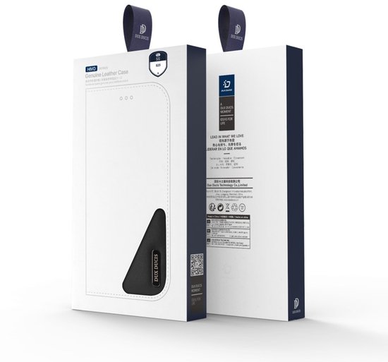 Étui Dux Ducis - Adapté à l'étui Samsung Galaxy S25 - Étui Dux Ducis Hivo Book - Zwart