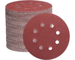 Schuurpapierset rond schuurpapier 125mm