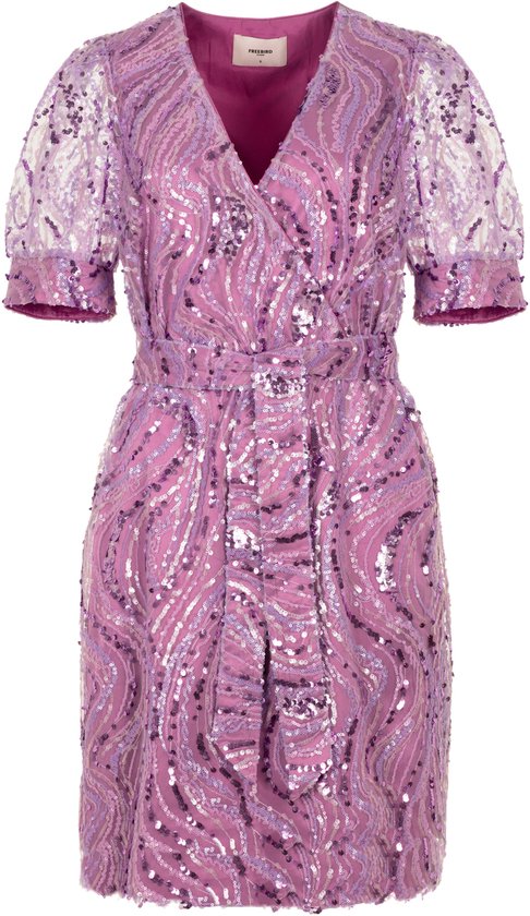 Freebird Dieke SS Robes Femme - Robe - Rok - Robe - Violet - Taille L